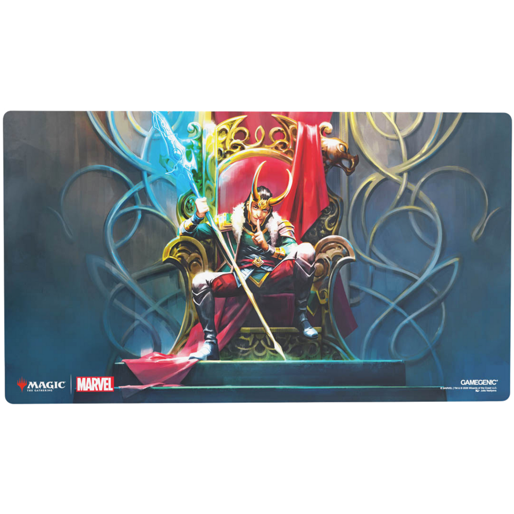Magic: The Gathering Marvel Superheroes Prime Playmat - Loki Laufeyson - GameGenic Playmats