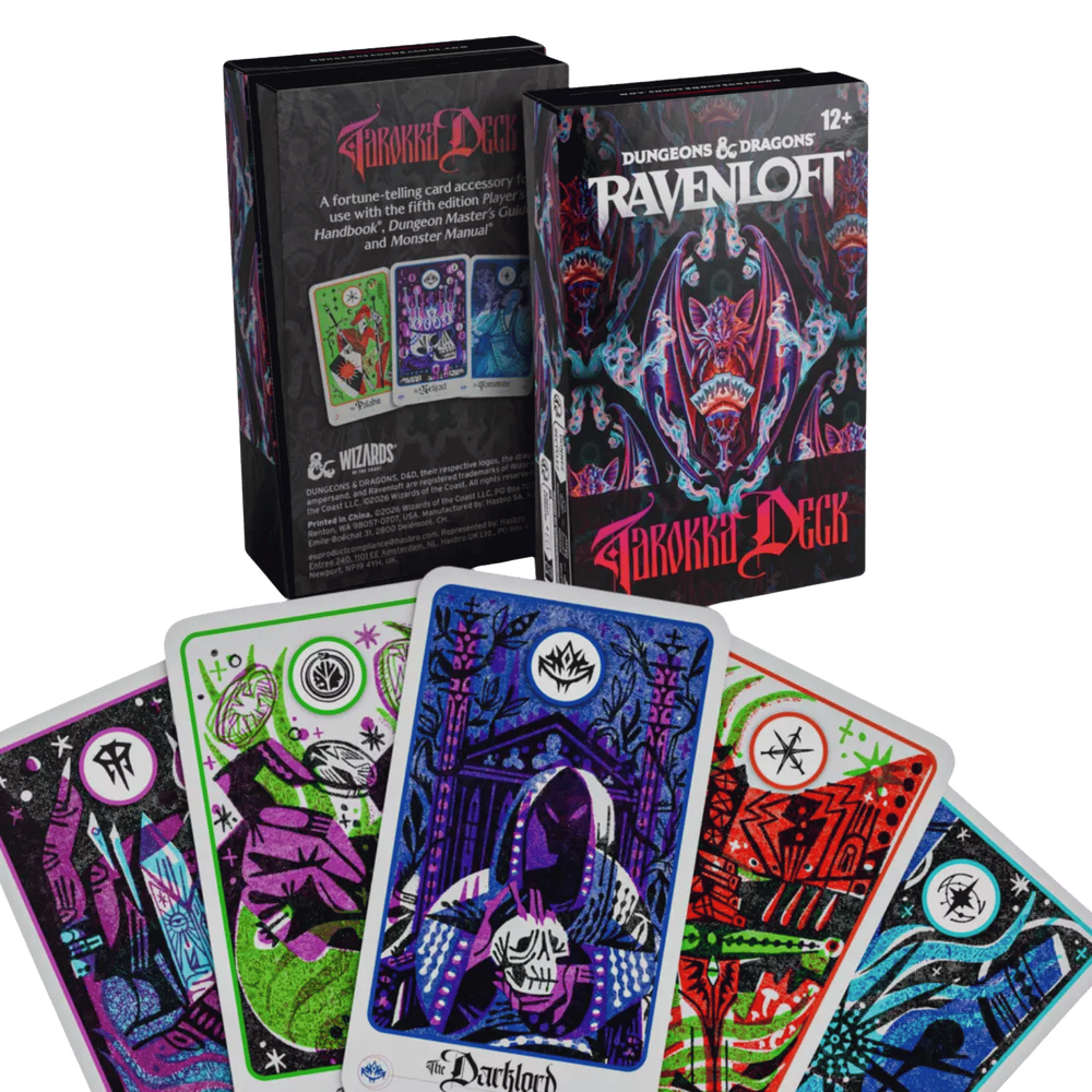 Dungeons & Dragon 5E RPG: Ravenloft - The Horrors Within - Tarokka Deck