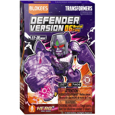 Transformers Galaxy Version Defender Wave 6 Brutal Fang Mystery Pack DV06 [1 RANDOM Figure]