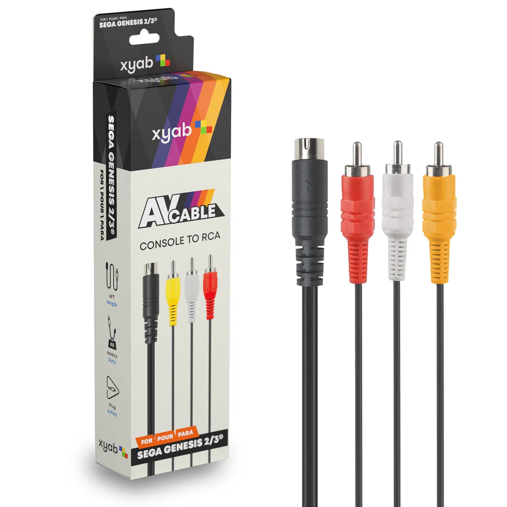 AV Composite Cable - Loose For Genesis 2® / Genesis 3®