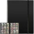 Trading Cards Binder,9 Pockets Trading Card Binder Sleeves , 360 Side Trading Card Holder Carrying Card Case Fit for Baseball Cards, Trading Cards, Football Cards (any color)
