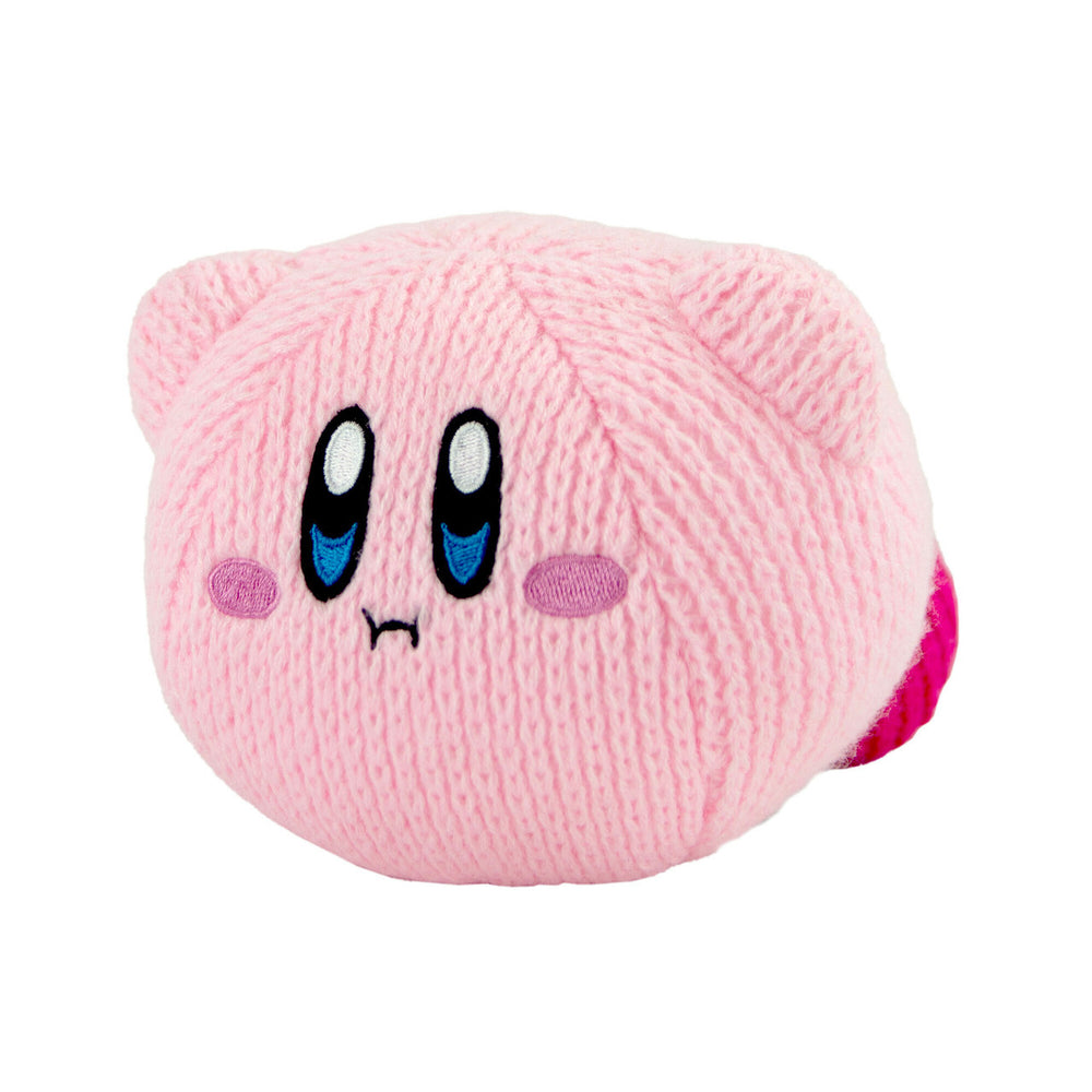 TOMY Nuiguru Knit - Kirby™ - Hovering Kirby - Plush Toy - 6 Inch
