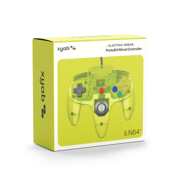 PROTO64 Wired Controller - Electric Green