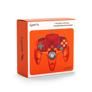 PROTO64 Wired Controller - Inferno Orange