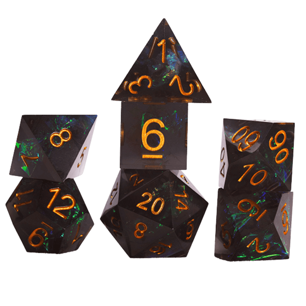 Sirius Dice: Sharp-edged Polyhedral - Fairy Night (7)