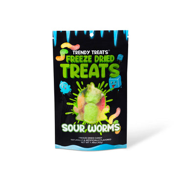 Trendy Treats® Freeze-Dried Sour Gummy Worms