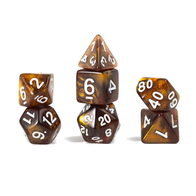 Sirius Dice: Unearthed Treasure Polyhedral - Topaz (7)