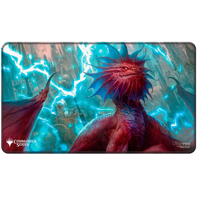 MTG Playmats - Commander Series: Niv Mizzet Black Stitched Edge Playmat