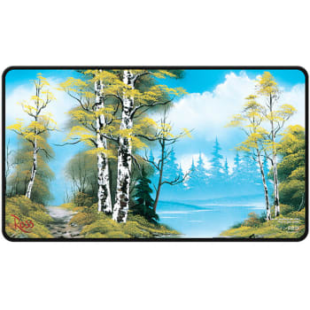 UltraPro Black Stitched Playmat: Bob Ross - Lakeside