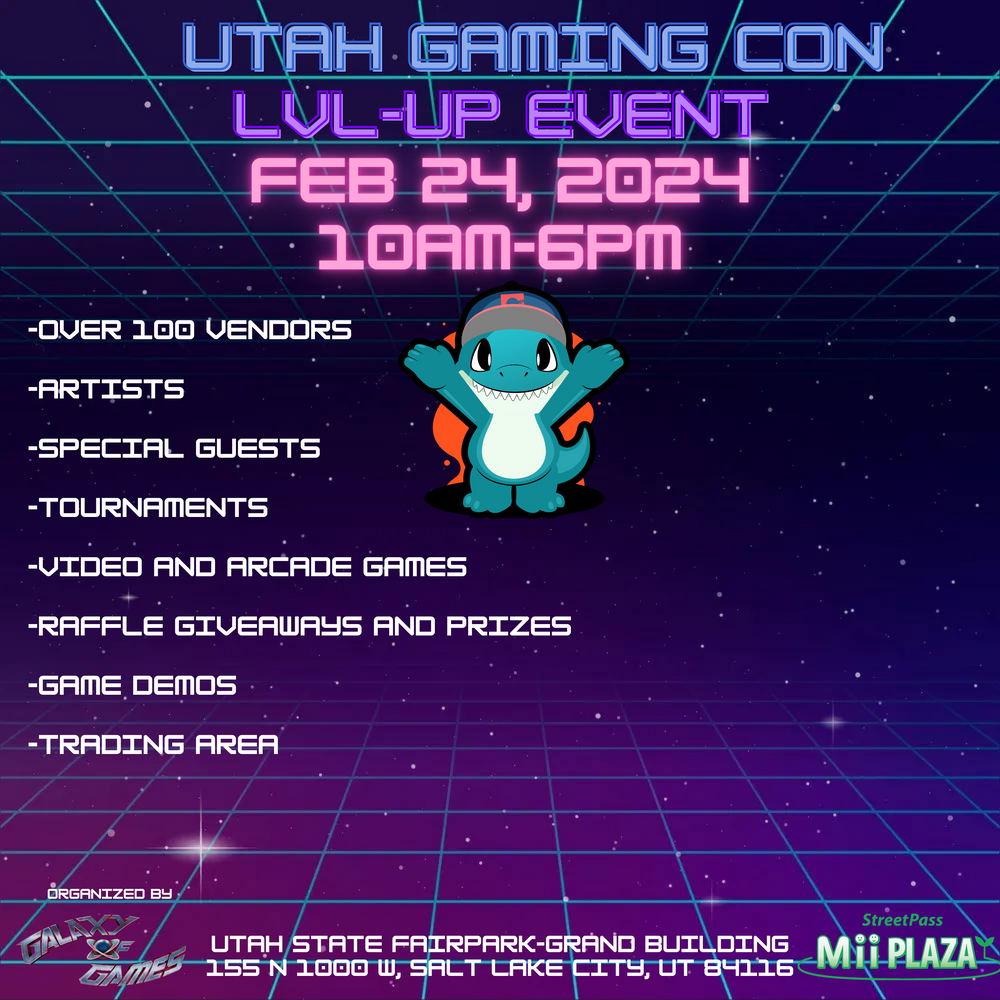 Utah Gaming Con LVL UP Event Ticket
