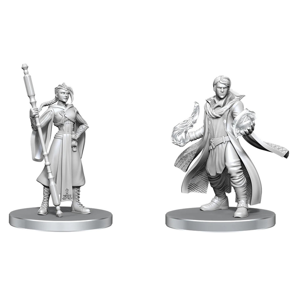 Critical Role Unpainted Miniatures: Beauregard Lionett & Caleb Widogast Wave 26