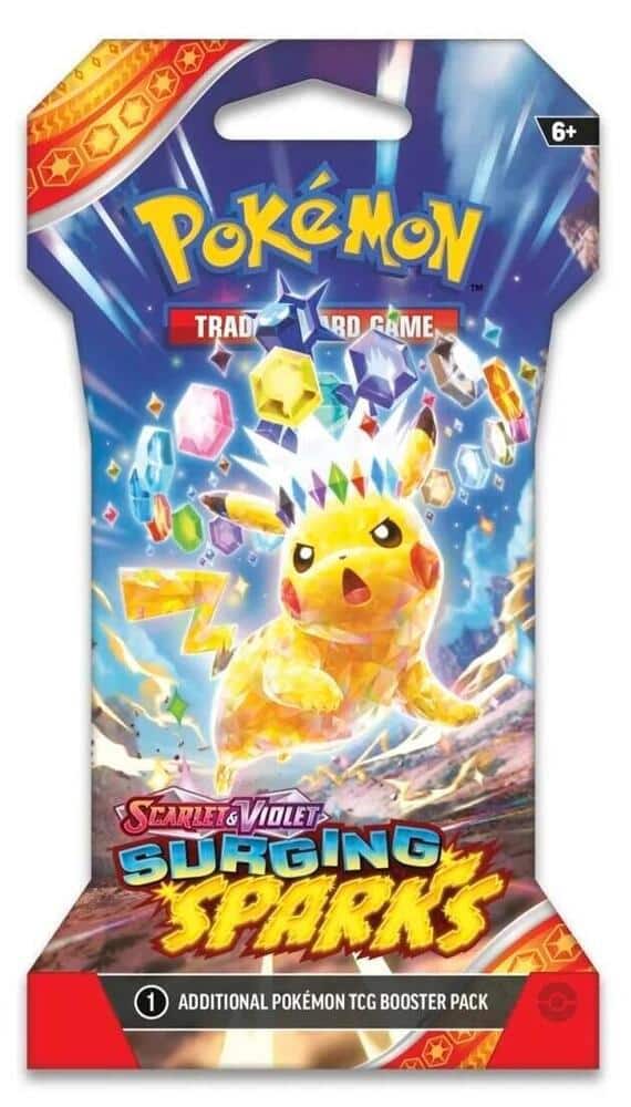 Pokemon Scarlet & Violet Surging Sparks Sleeved Booster Pack