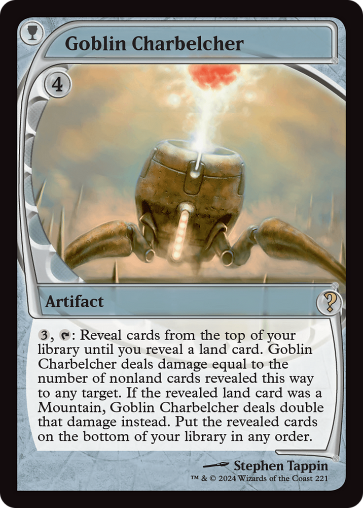 Goblin Charbelcher (Future Sight) [Mystery Booster 2]