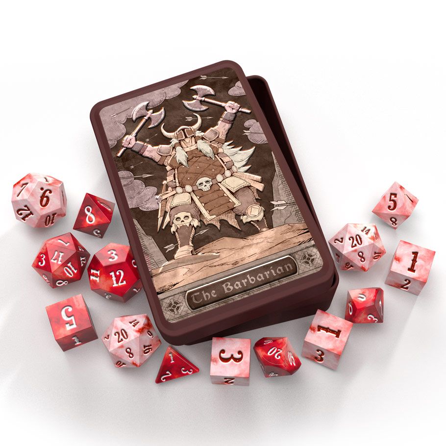 Beadle & Grimm's Dice Set: The Barbarian