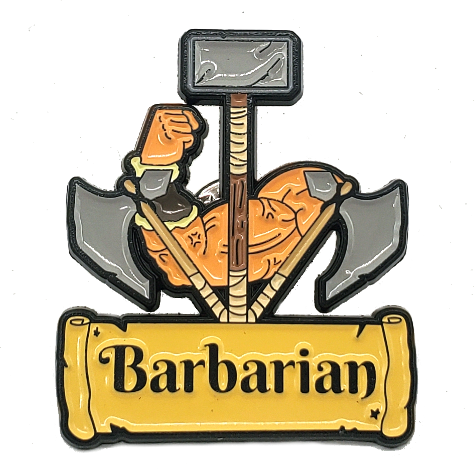 Old School Dice: Collectible Pins