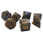 Kitten Polyhedral Dice Set (Brown)