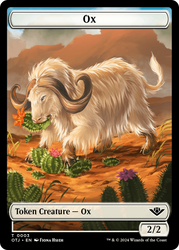Faerie Rogue // Ox Double-Sided Token [The List]