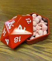 Dungeons and Dragons d20 +1 Cherry Potion Candy