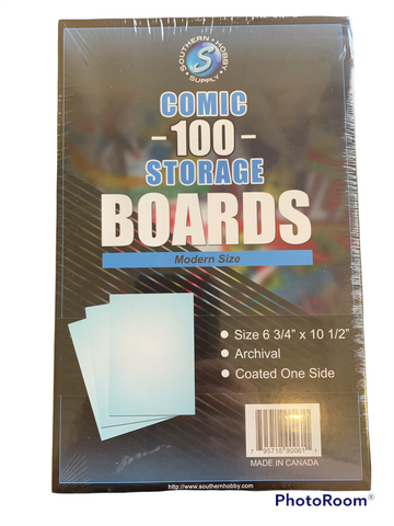Backing Boards Regular 100-Count Packaged