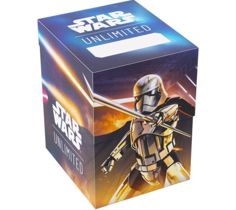 Gamegenic Deck Box: Star Wars Unlimited - Soft Crate - Captain Phasma - Storm Trooper