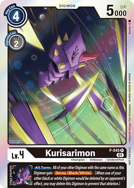 P-045 Kurisarimon Promo Mint Digimon Card