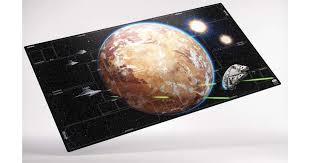 Gamegenic Playmat: Star Wars Unlimited - Battle Zone Game Mat Optimized for 4-Players