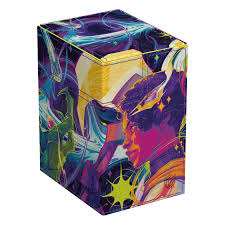 Magic: The Gathering Edge of Eternities Flip 'n' Tray Deck Case XenoSkin - Haliya and Tezzeret (Holds 133+) - Ultimate Guard Deck Boxes