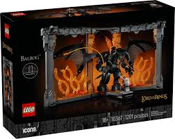 LEGO Icons The Lord of the Rings: Balrog Book Nook 10367