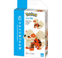 Nanoblock Pokemon Arcanine 2.32"