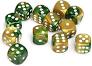 DND Dice Set-Chessex D&D Dice-16mm Gemini Gold, ...