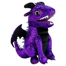 Dragon Plush Dice Bag - Purple