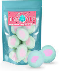 Trendy Treats - Freeze Dried Candy, Freeze Dried Watermelon Taffy, Unique Candy Gift, Fun Exotic & Weird Candy - By the Famous Tik Tok TikTok Candy Channel TrendyTreats - 2.1oz (1 Pack)