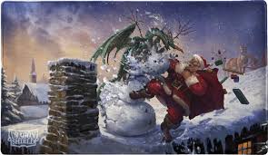 Dragon Shield: Playmat w/ Tube- 'Christmas 2025' Art, Limited