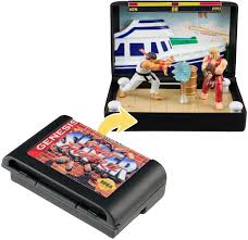 Console Heroes Sega Genesis Street Fighter II Cartridge Diorama Playset