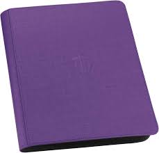 Generic 9-Pocket Zippered Toploader Binder lilac