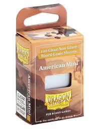 Deck Protector: Board Game Sleeve: Dragon Shield: American Mini (100)