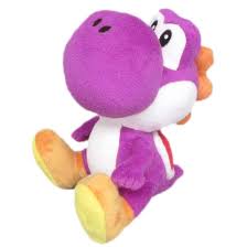 Little Buddy Super Mario All Star Collection Purple Yoshi 7" Plush