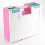 Game Castle (Pink/White/Teal) - GameGenic Game Accessories (GGA)