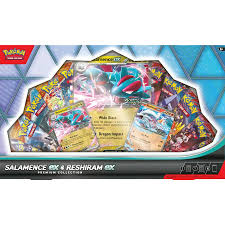 Pokemon TCG Salamence ex & Reshiram ex Premium Collection Box