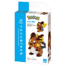 Nanoblock Pokemon Series Raichu 2.2-Inch Building Block Set