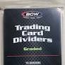 BCW Trading Card Dividers -- Graded