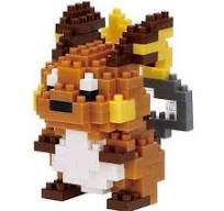 Nanoblock Pokemon Series Raichu 2.2-Inch Building Block Set