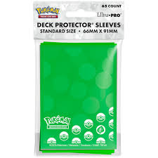Pokemon - 65-Pack Deck Protector: Energy - Grass Type - Ultra Pro Card Sleeves