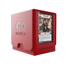 Gamegenic Deck Box: Star Wars Unlimited - Twin Suns Deck Pod - Red