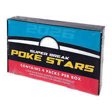 Pokemon 2026 Poke Stars Edition Trading Card Box [4 Pokemon Packs from 1999 to Present]