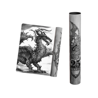 Dragon Shield 25th Anniversary Playmat + Tube