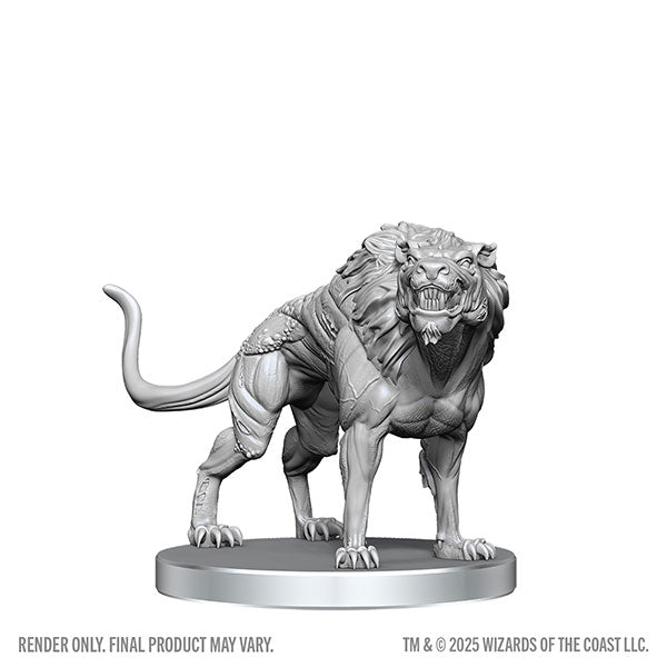 D&D Nolzur's Marvelous Miniatures: Unpainted Minis- Wave 28- Hell Hound & Narzugon