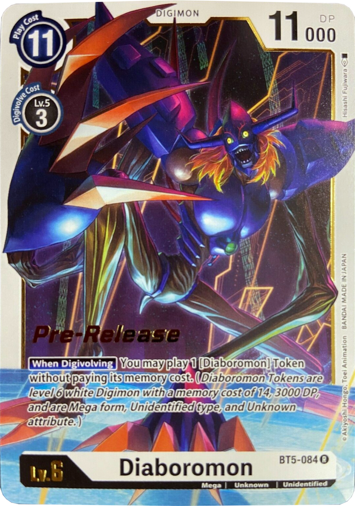 Diaboromon [BT5-084] [Battle of Omni Pre-Release Promos]