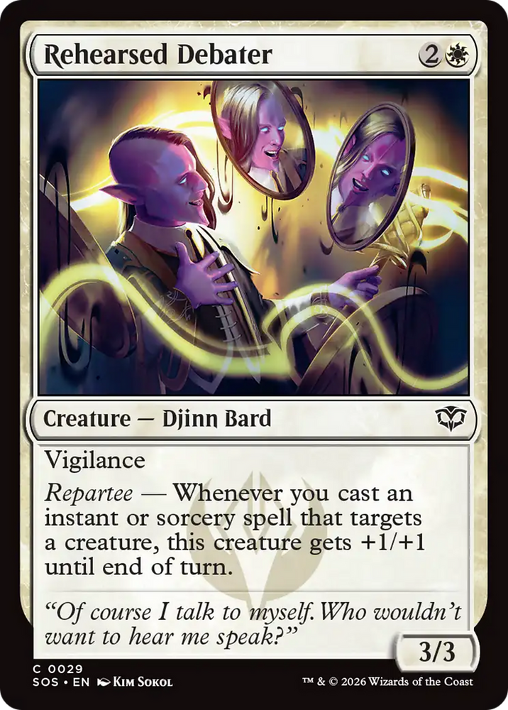Rehearsed Debater [Secrets of Strixhaven]