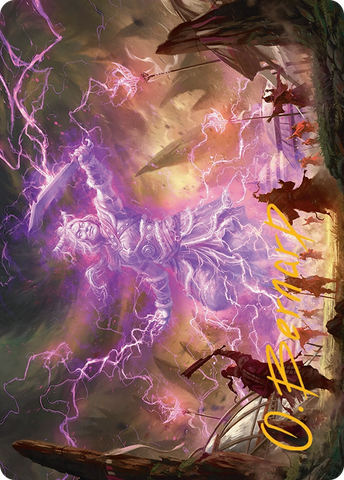 Smile at Death Art Card (4/54) [Tarkir: Dragonstorm Art Series]